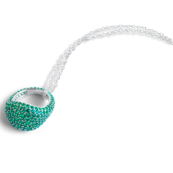 AMOURY Pave Ring Necklace