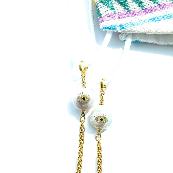 ANAIS Eye Gold Face Mask Chain