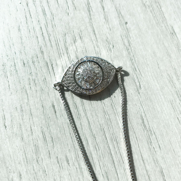 ALIA PAVE SILVER BRACELET