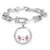 FATIMA Baby Floating Evil Eye Charms Bracelet