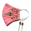 BEENA Beaded Flower Face Mask