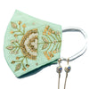 BEENA Beaded Enchanted Flower Face Mask