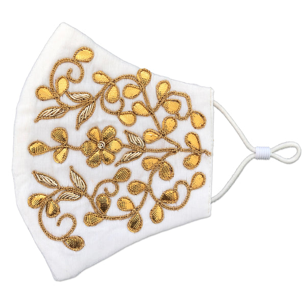 BEENA Embellished Floral Face Mask