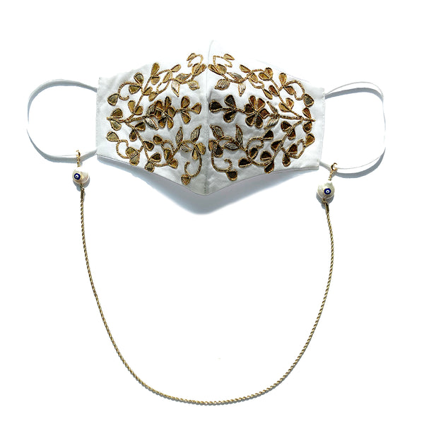 BEENA Embellished Floral Face Mask