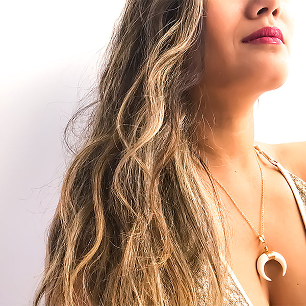 OX HORN NECKLACE