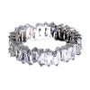 ESSIA BAGUETTE SILVER RING