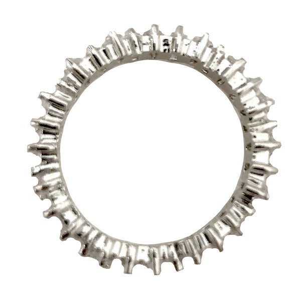 ESSIA BAGUETTE SILVER RING