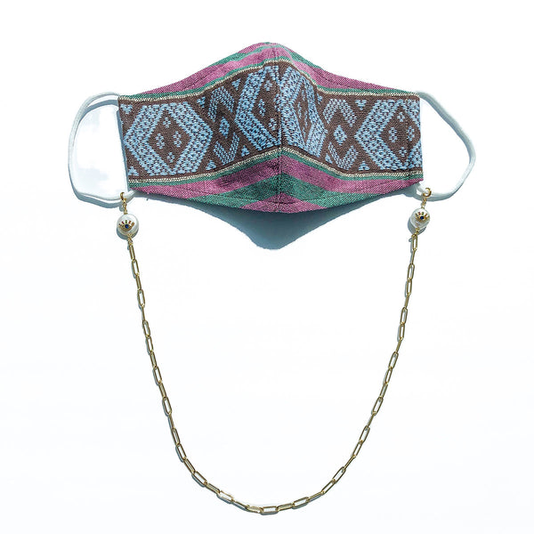 CLARA Nazar Gold Face Mask Chain