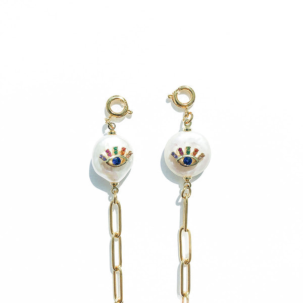 CLARA Nazar Gold Face Mask Chain