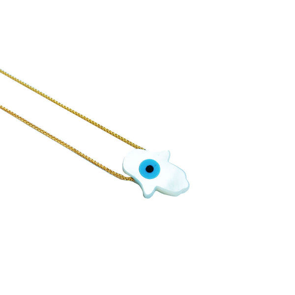 FATIMA EVIL EYE NECKLACE