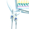 GULFEM Evil Eye Silver Face Mask Chain