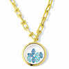 FATIMA Floating Evil Eye Charms Necklace