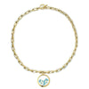 FATIMA Baby Floating Evil Eye Charms Necklace