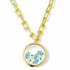 FATIMA Baby Floating Evil Eye Charms Necklace