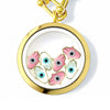 FATIMA Baby Floating Evil Eye Charms Necklace