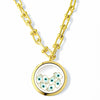 FATIMA Floating White Evil Eye Charms Necklace