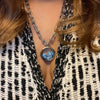FATIMA Floating Evil Eye Charms Necklace