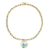 FATIMA Floating Evil Eye Charms Necklace