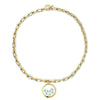 FATIMA Floating White Evil Eye Charms Necklace