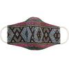 H'MONG Embroidered Striped Face Mask