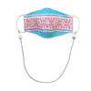 GULFEM Evil Eye Silver Face Mask Chain