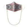 H'MONG Embroidered Striped Face Mask
