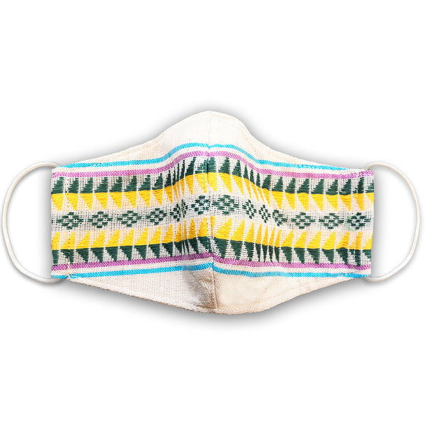 H'MONG Embroidered Linen Face Mask