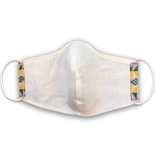 H'MONG Embroidered Linen Face Mask