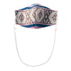 H'MONG Embroidered Striped Face Mask