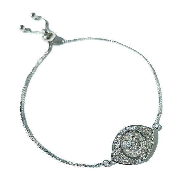 ALIA PAVE SILVER BRACELET