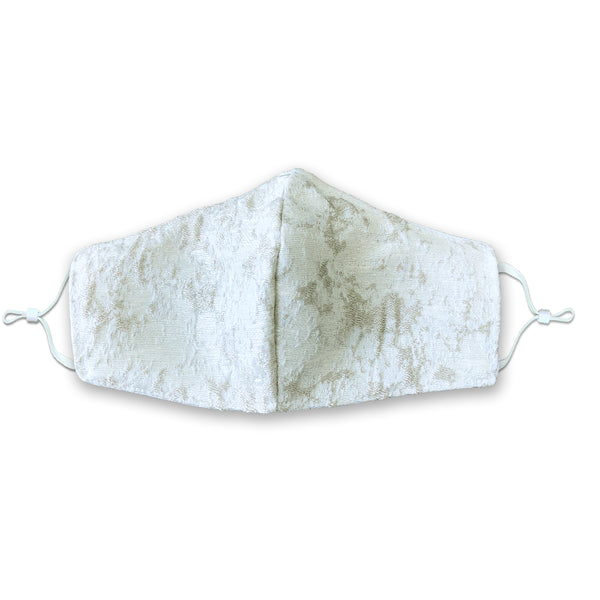 INDU Embroidered Marble Face Mask