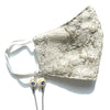 INDU Embroidered Marble Face Mask