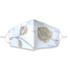 INDU Embroidered Lotus Face Mask