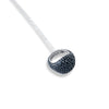 KIRAN Black Pave Ring Necklace