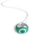 LARA Pave Eye Ring Necklace