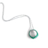LARA Pave Eye Ring Necklace