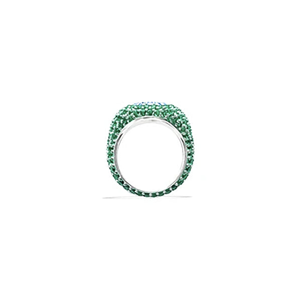LARA Green Evil Eye Pinky Ring