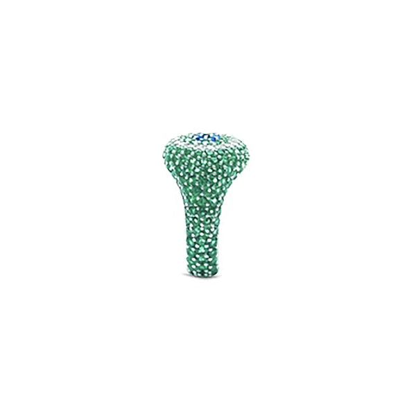 LARA Green Evil Eye Pinky Ring