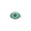 LARA Green Evil Eye Pinky Ring