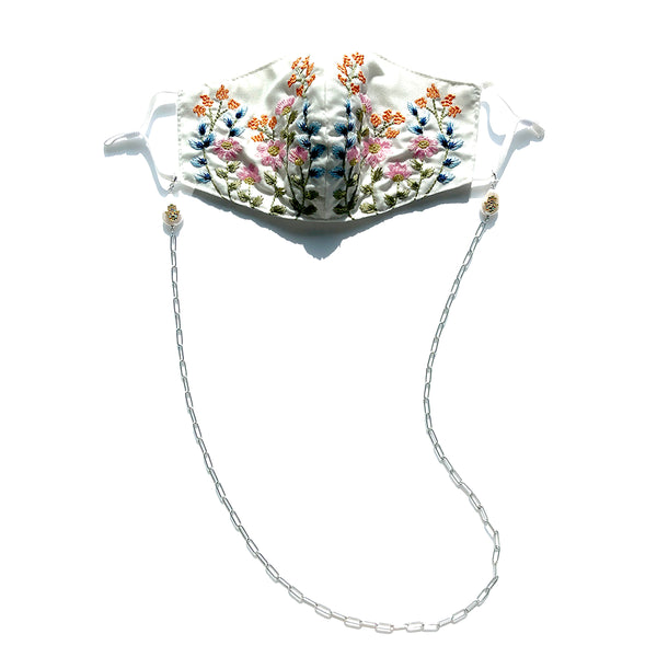 LEE Embroidered Chrysanthe Face Mask