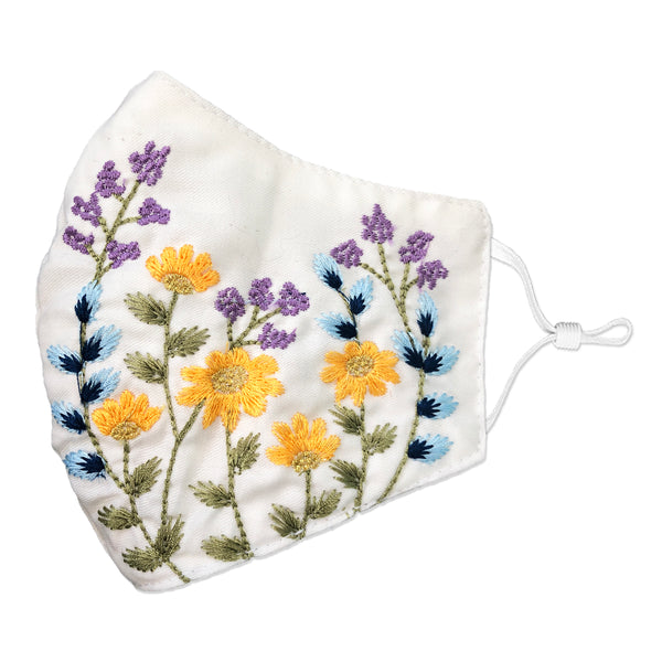 LEE Embroidered Chrysanthe Face Mask