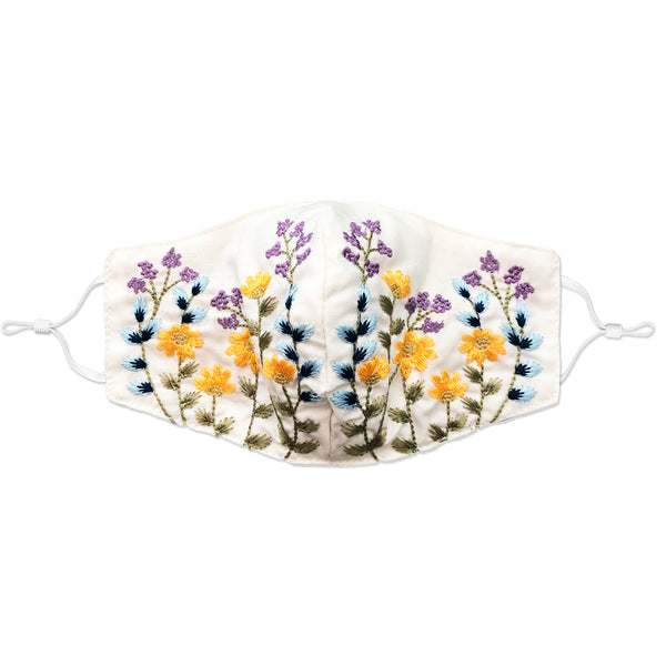 LEE Embroidered Chrysanthe Face Mask