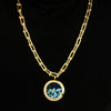 MIRIAM Floating Evil Eye Charms Necklace