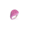 HIRAM Fuchsia Pave Pinky Ring