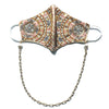 PRIYA Embroidered Flowers Garden Face Mask