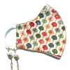 PRIYA Embroidered Fans Embellished Face Mask
