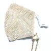PRIYA Embroidered Off-White Face Mask
