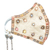 PRIYA Embroidered Mirrored Face Mask