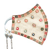 PRIYA Embroidered Mirrored Face Mask