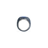 REEMA Black Evil Eye Pave Pinky Ring